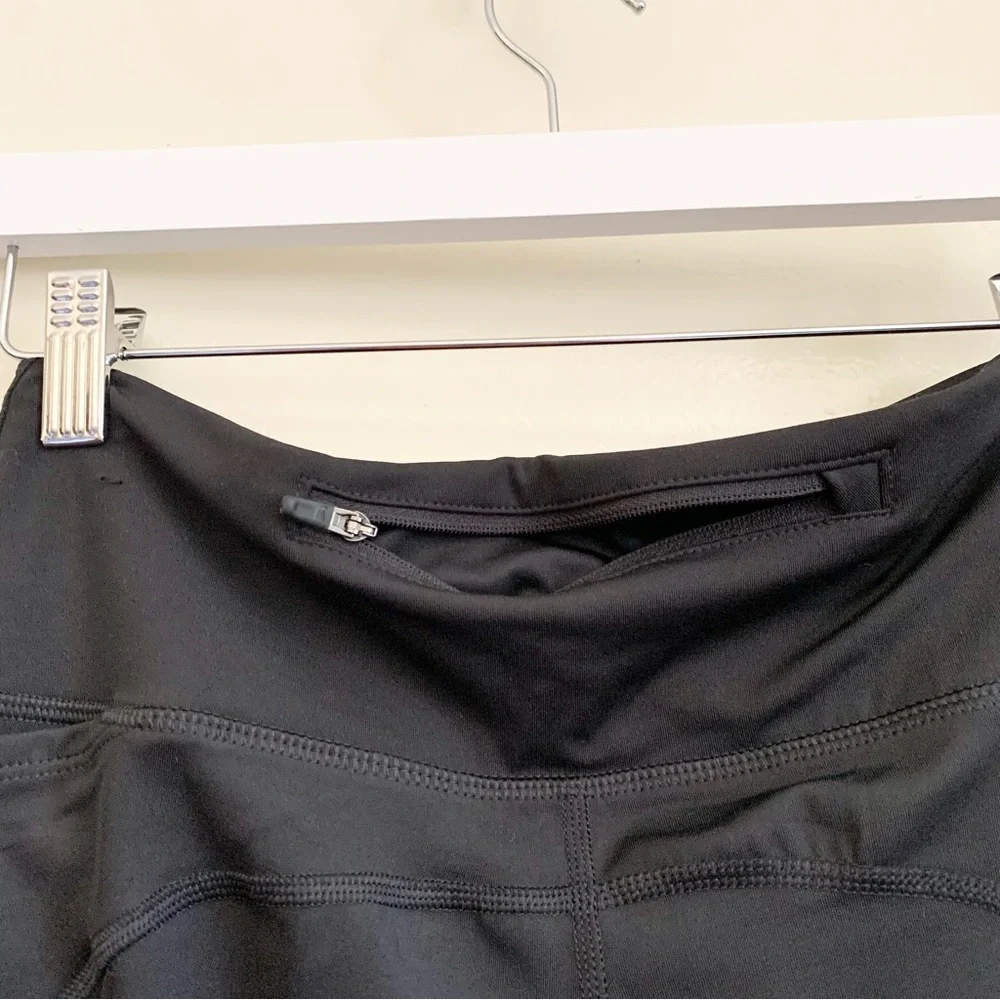 Nike DRI-FIT Black Pocket Sports Athletic Workout Leggings US Medium